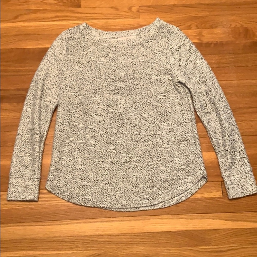 Loft Crew Neck Marble Sweater
